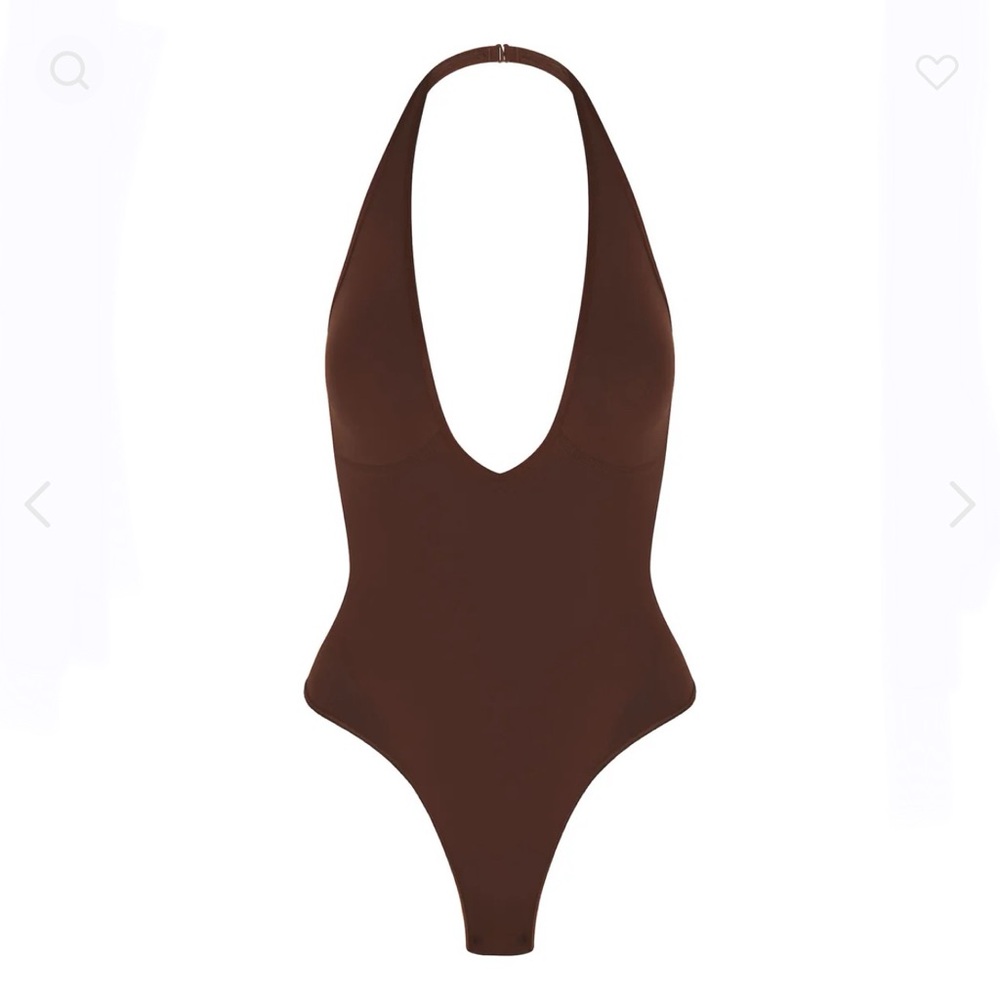 SKIMS Seamless Sculpt Deep Plunge Thong Bodysuit